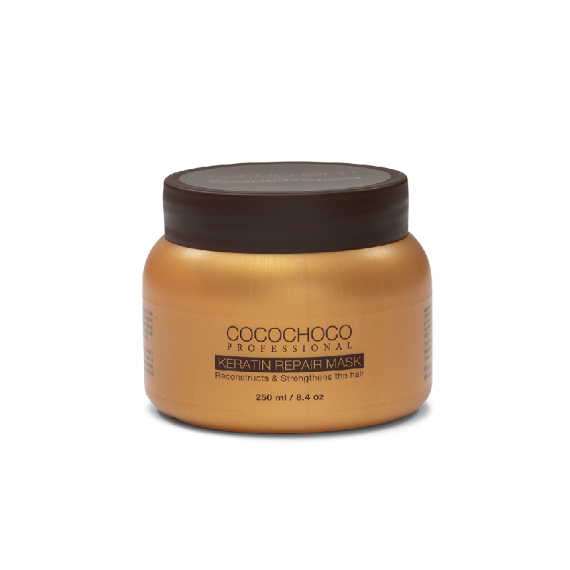 COCOCHOCO Keratynowa regenerująca maska do włosów 250ml Kryształowy połysk -  3-