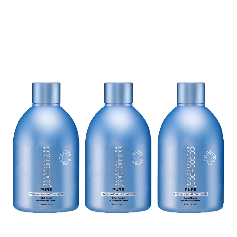 3x COCO CHOCO Pure Keratynowa kuracja do włosów 250ml