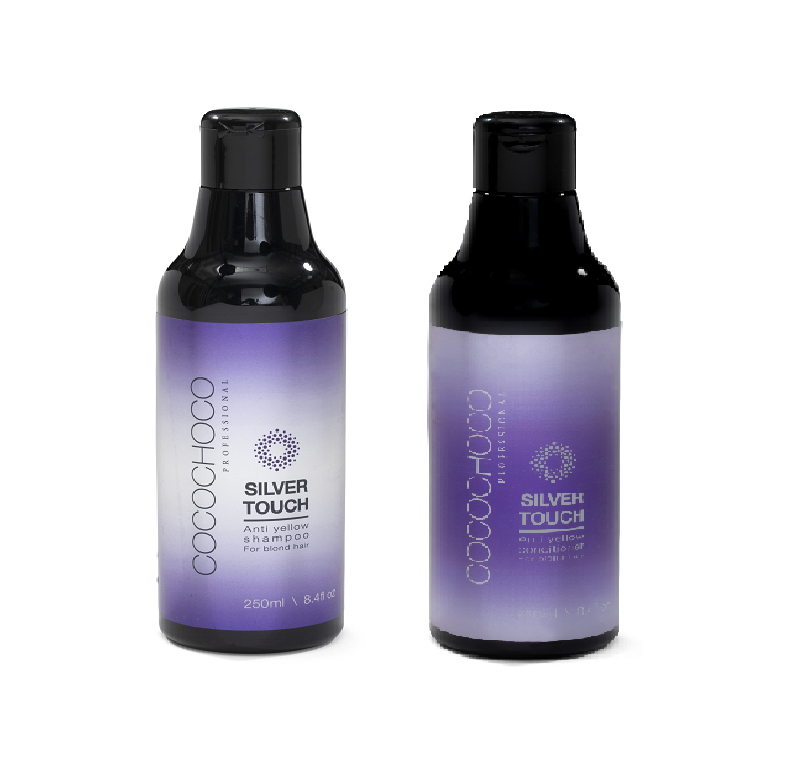 COCOCHOCO Silver- Neutralizacja żółtych tonów  szampon &amp; odżywka 250ml