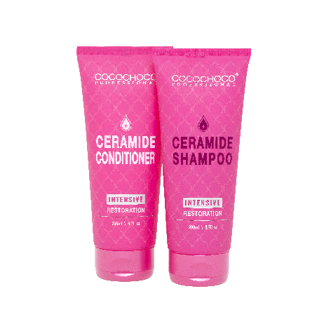 COCOCHOCO Szampon regenerujący 200ml + odżywka 200ml jedwabista miękkość